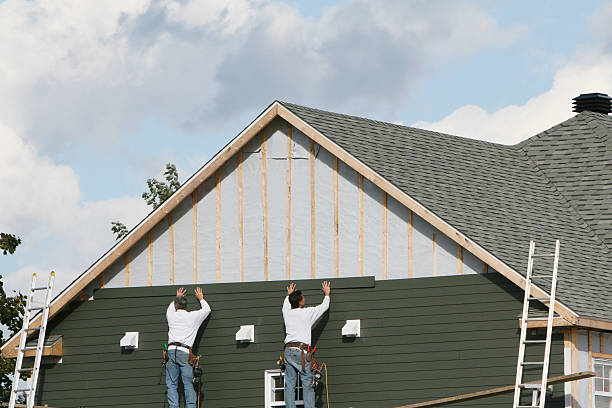 Professional Siding Replacement technician working in Orange, OH